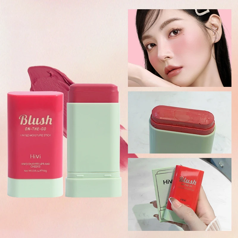 

Touch-up Blush Cream Facial Natural Matte Expansive Color Enhance complexion High Light Repair Rouge Blush Stick