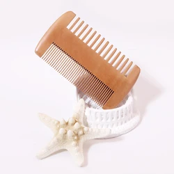 Premium Double - Sided Wooden Beard & Hair Styling Comb (SMianHuXvShu - TaoMu)