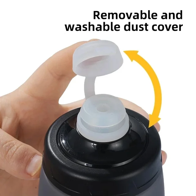 750ML Sports Water Bottle Ultra Light Plastic Cup Squeezable Leak-proof Dust Proof Drinkware Mountain Biking Water Bottle 5