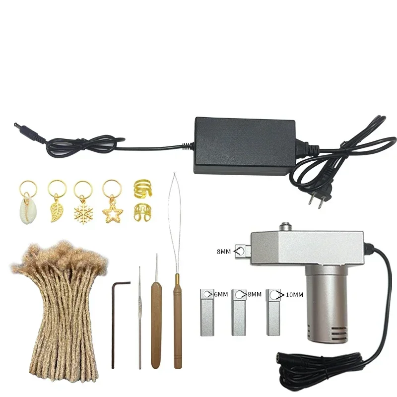 Upgraded Dreadlocks Machine for Locs, Fast & Easy DIY Portable Dreadlocks Maker, Automatic Loc Machine with Multiple Tools 3