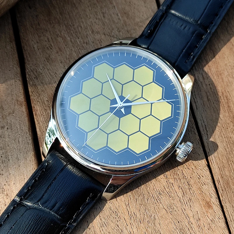 

40.5mm Sapphire Crystal Japanese NH38 Automatic Movement Waterproof 5Bar C3 Luminous Dial Calendar Men's Watch GR209-22