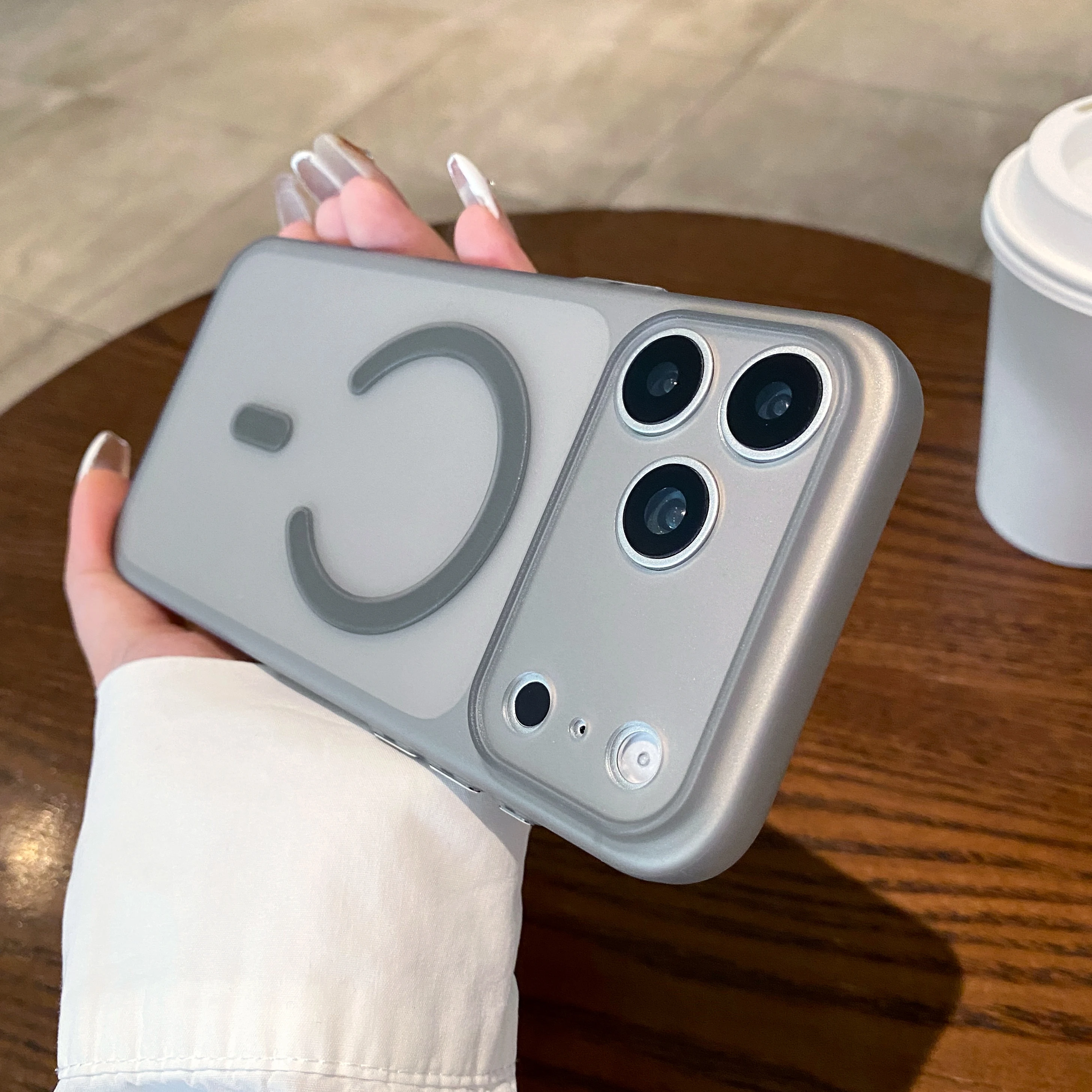 Sleek Magnetic Matte Translucent Phone Case