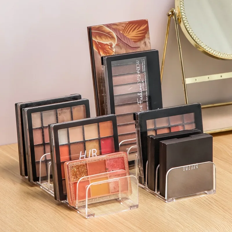 Eyeshadow Palette Organizer Eyepowder Storage Tray Cosmetics Rack Makeup  Tools Compartment Holder For Women makeup organizer - AliExpress