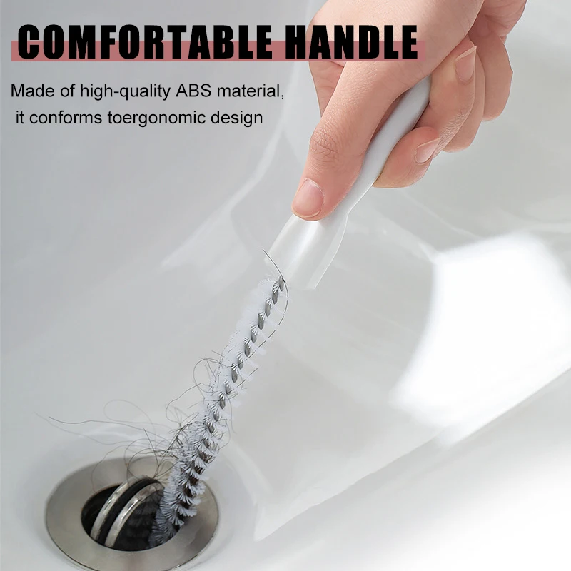Xiaomi Youpin Pipe Dredging Brush Bathroom Hair Sewer Cleaning Brush Drain Cleaner Hole Remover Sewer Pipeline Cleaning Tools 6