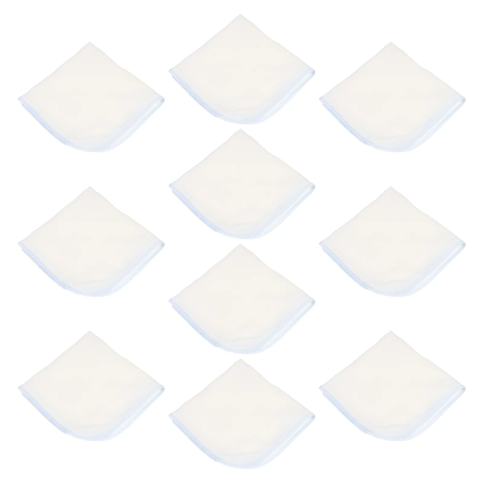 

10pcs Double-layer Cotton Drool Bibs Absorbent Baby Towels Facial Towels