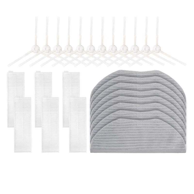 

For ROEMO PRO Side Spin Brush HEPA Filter Mop Cloths Robotic Vacuum Replacement Accessories