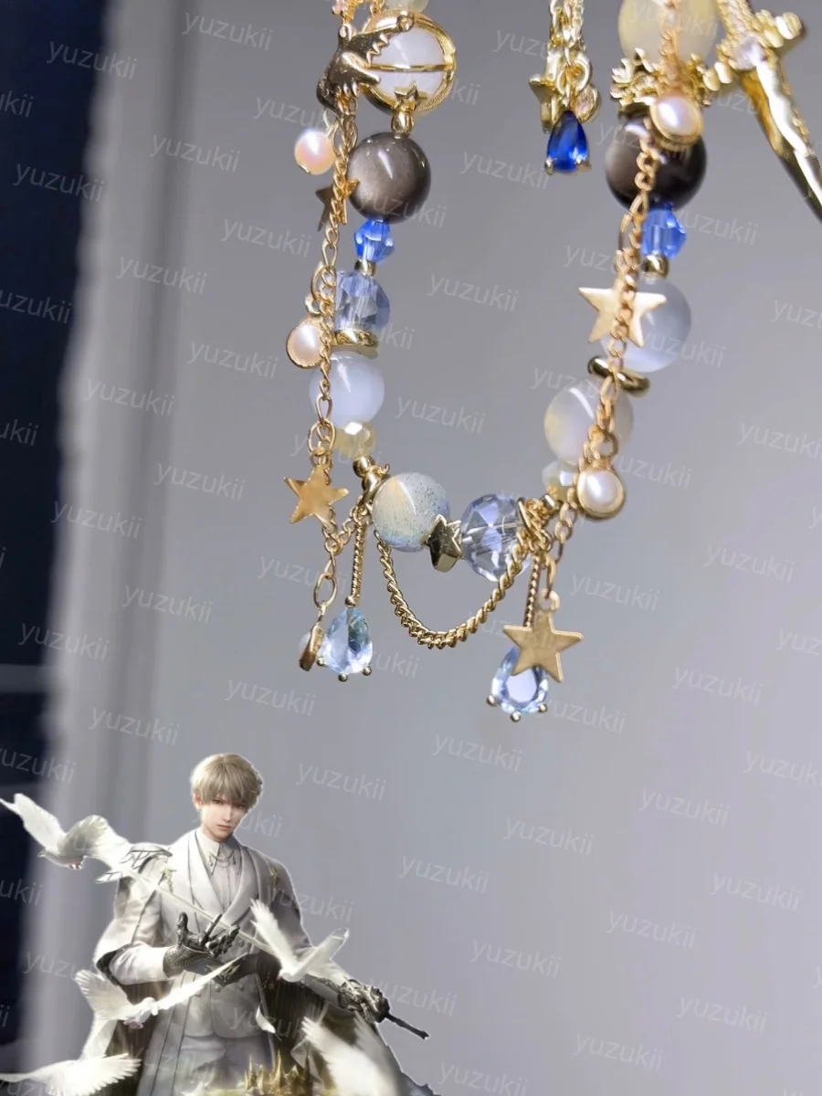 Game Anime Love and deepspace Xavier Cosplay Handmade Bracelets