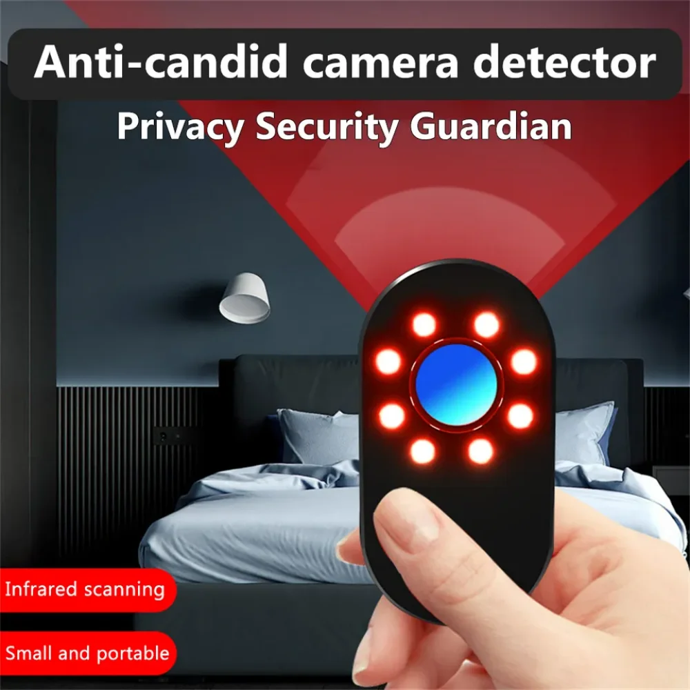 Camera Detector Multifunctional Infrared Detector Travel Mini Portable Anti-Peeping Anti-Monitoring Camera Scanner Hidden Cameras
