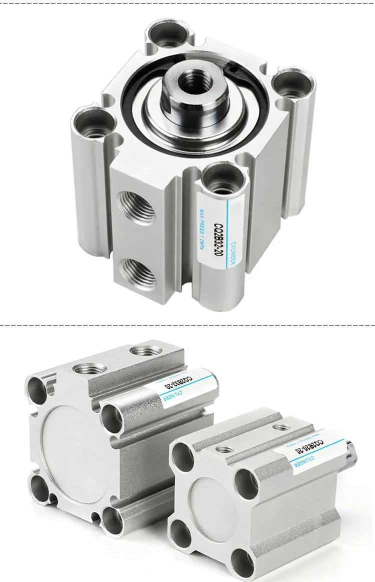 Cilindro Compacto Fino CQ2B12 CQ2B16 CQ2B20 CQ2B25