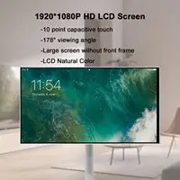 Moniteur tactile interactif intelligent sur pied de 21.5 pouces, Interface USB, écran LCD, miroirs de Fitness, TV intelligente Portable 3