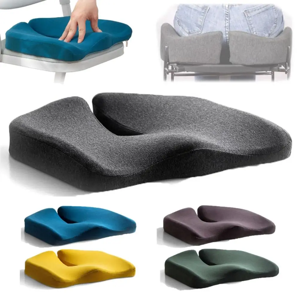 

Premium Seat Comfort Pro Breathable Non-Slip Memory Foam Comfort Cushion Pad Soft Hip Support Pillow Ergonomic Sciatica & Back