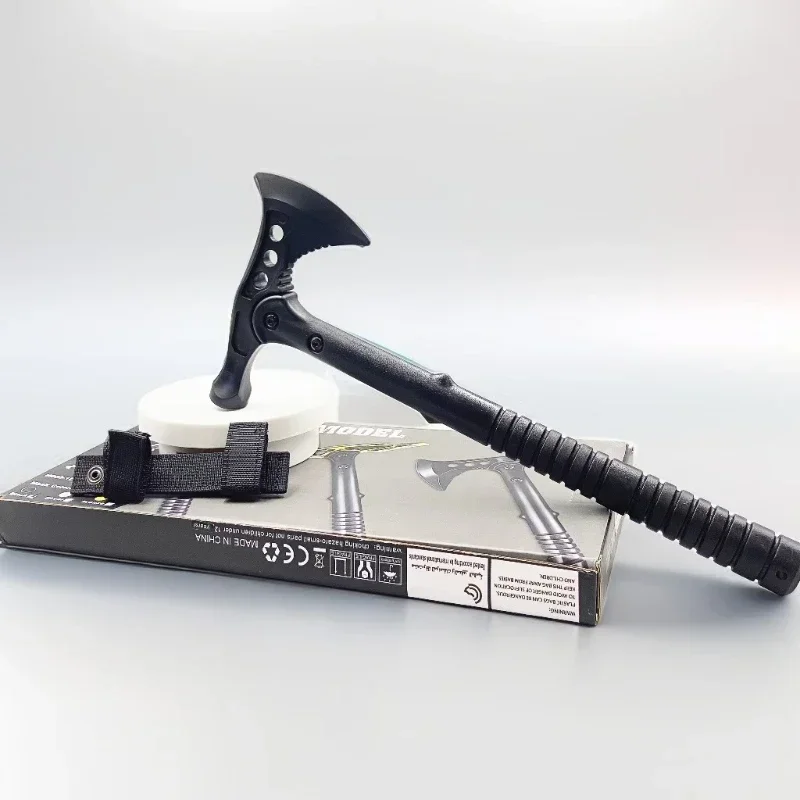 37cm Simulation Axe Rubber Ax Prop Training Model Ax Movie Props Game Samurai Weapon Model Birthday Gift Toys for Boys Game cosplay axe,cosplay prop