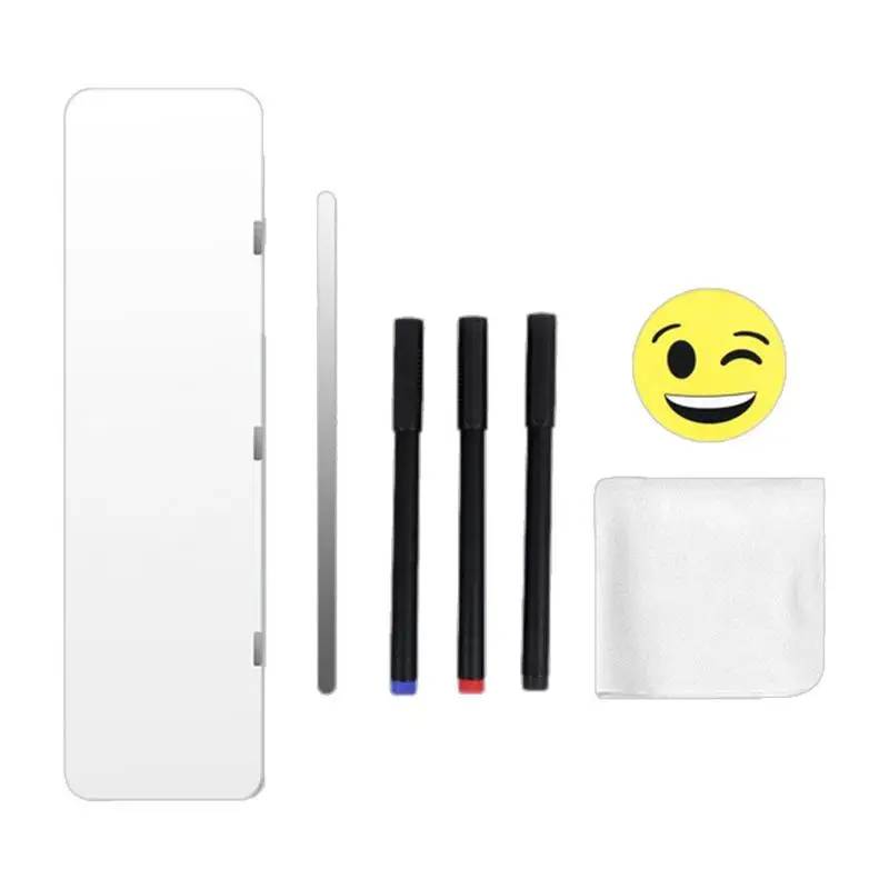 1PC Dry Erase Magnetic Message Board For Computer Monitors Side Panel Monitor Memo Board Writing Record Message Remind
