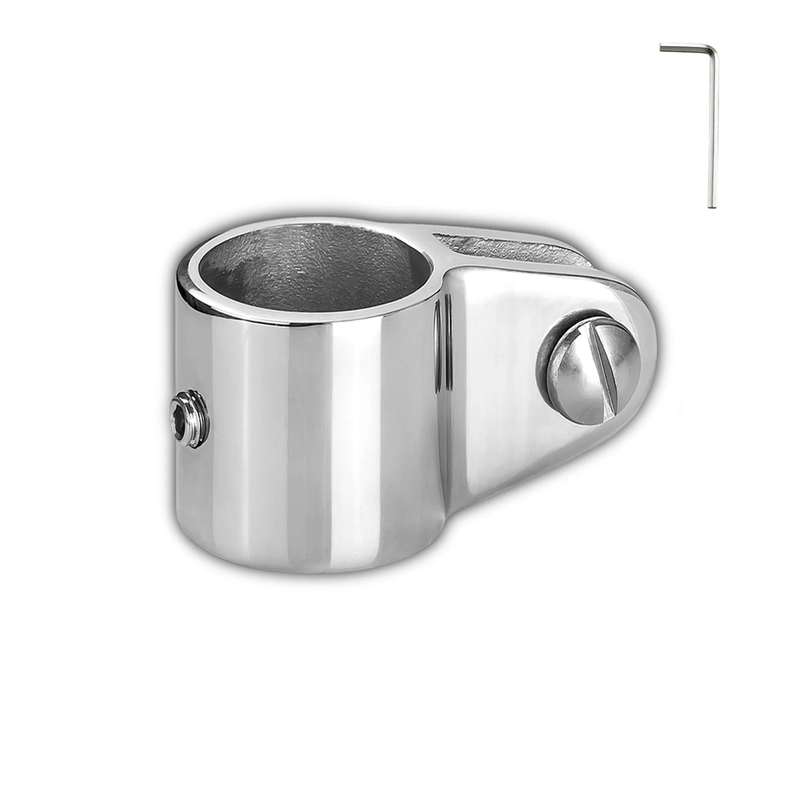 Marine Grade Bimini Top Jaw Slide 316 Stainless Steel Fit for 7/8"（22mm）OD Round Tube, Heavy Duty Boat Hardware