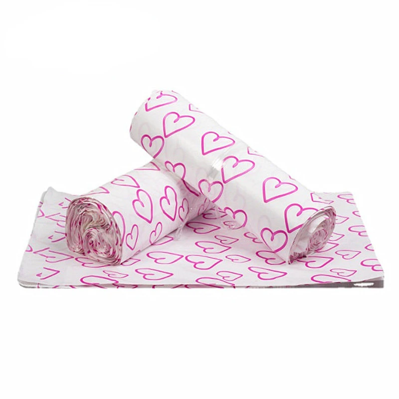 

50PCS Lovely Pink Poly Envelope Packaging Bags Self Adhesive Thick Mailer Postal T-shirt Dresses X-mas Gifts Shipping Pouches