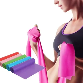 Fasce elastiche per fitness Fasce di resistenza Nastri elastici per fitness Yoga Pilates Crossfit Stretching Attrezzatura per allenamento muscolare 1