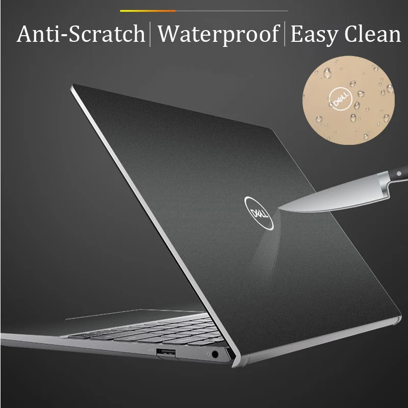 vinil prova dwaterproof água capa da pele do portátil para dell xps filme de tela para xps