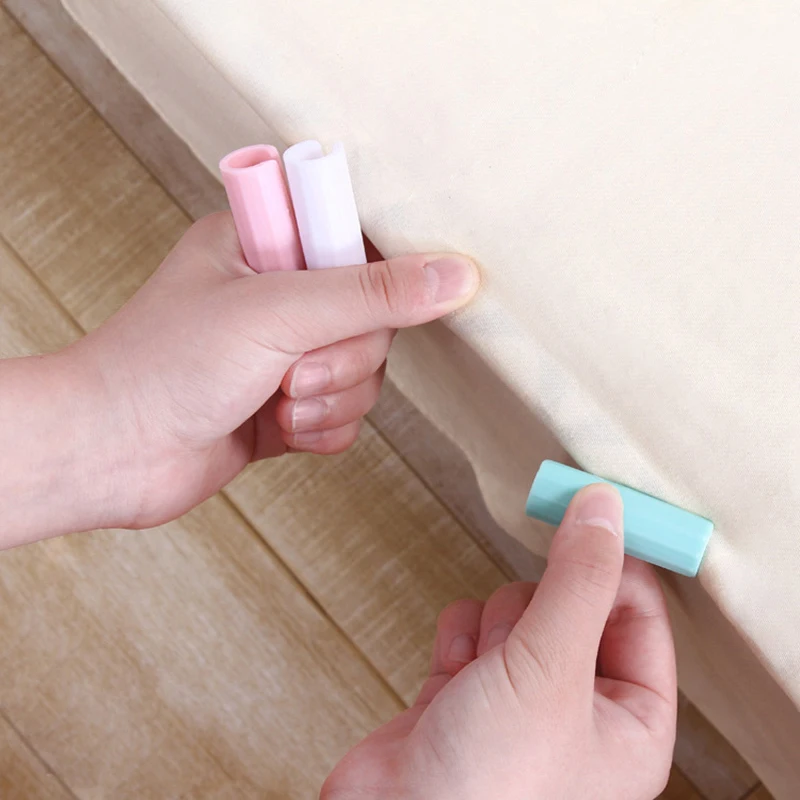 Bed Sheet Holder Bed Sheet Clips Sheet Clips 6/12PCS BedSheet Clips Plastic Slip-Resistant Clamp Quilt Bed Cover Grippers Fasteners Mattress Holder For Sheets Home Clothes