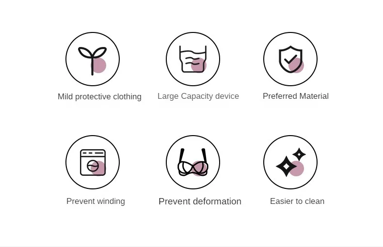 Description Picture 3 of item1pcs Silicone Laundry Bag Bra Wash Bag Household Anti-deformation Laundry Organizer Suitable for Any Light and Small Clothing