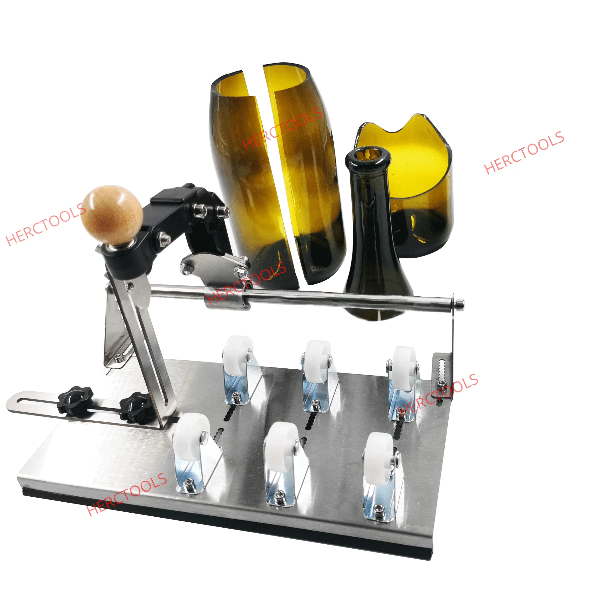 Upgraded Glass Bottle Cutter Bottle Cutting Tool DIY Machine for Round Square Bottle Suitable for Bottles of Beer Liquor Whiskey 5