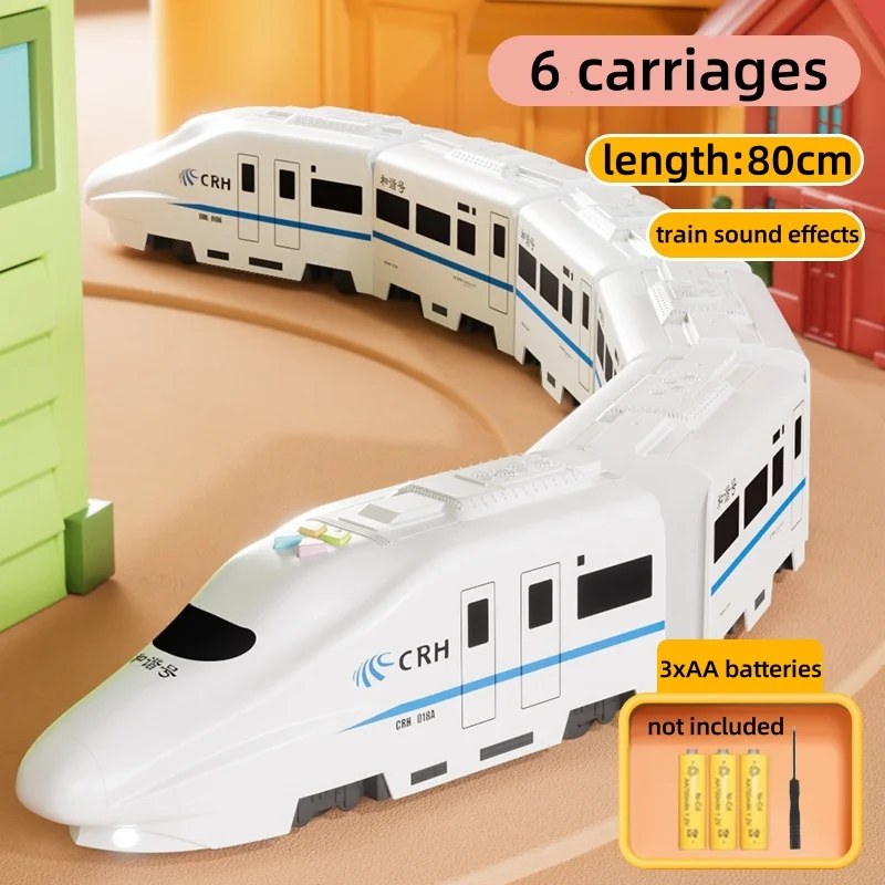 لعبة قطار كهربائي على شكل رصاصة، سيارة قاطرة تعمل...