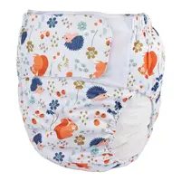 [Sigzagor]1 XL Adult Cloth Diaper Nappy Urinary Incontinence Pocket Reusable Insert Hook and Loop ABDL Age Play 26.7in to 50.4in 2