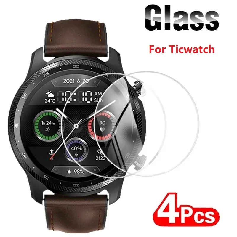 Smart Watch Vetro Temperato Per Ticwatch Pro 5 3 Ultra Gps 4G Pellicola Salvaschermo Per Ticwatch S S2 E E2 E3 C2 Plus Pellicola Per Orologi