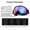 Skiing Goggles Windproof Cycling Motorcycle Goggles Anti-Fog Ski Goggles Snowmobile Eyewear Outdoor Sport Snow Snowboard Glasses 5