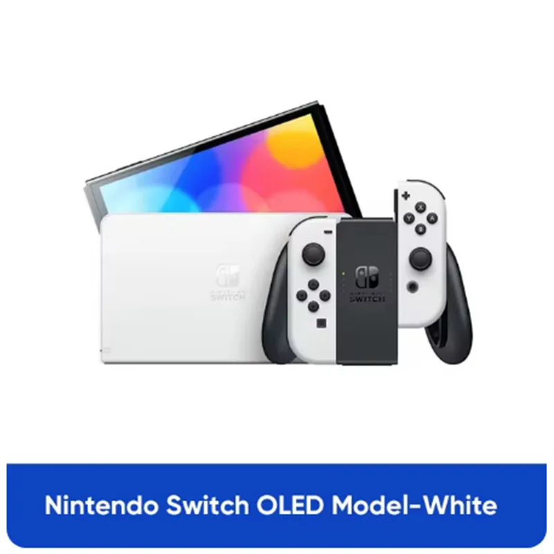 HK version Nintendo Switch OLED Video Game White or Neon