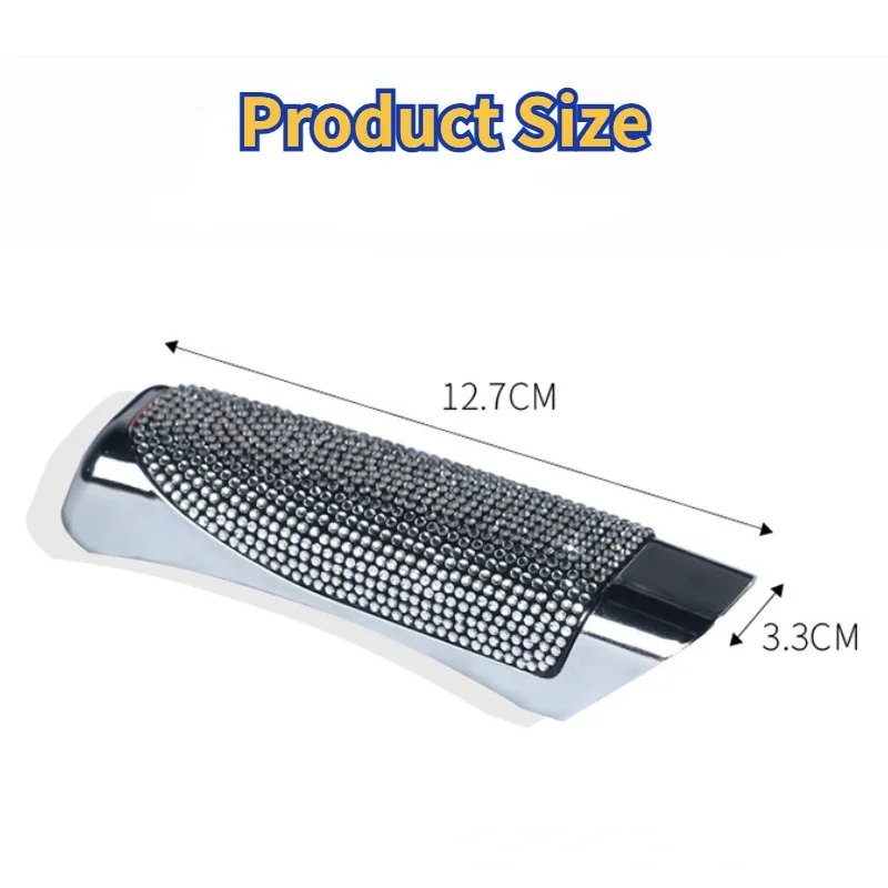 Bling Handbrake Cover Universal Crystal Car Handbrake Grips Case Anti-slip Auto Gear Shift Collars Diamond Interior Accessories