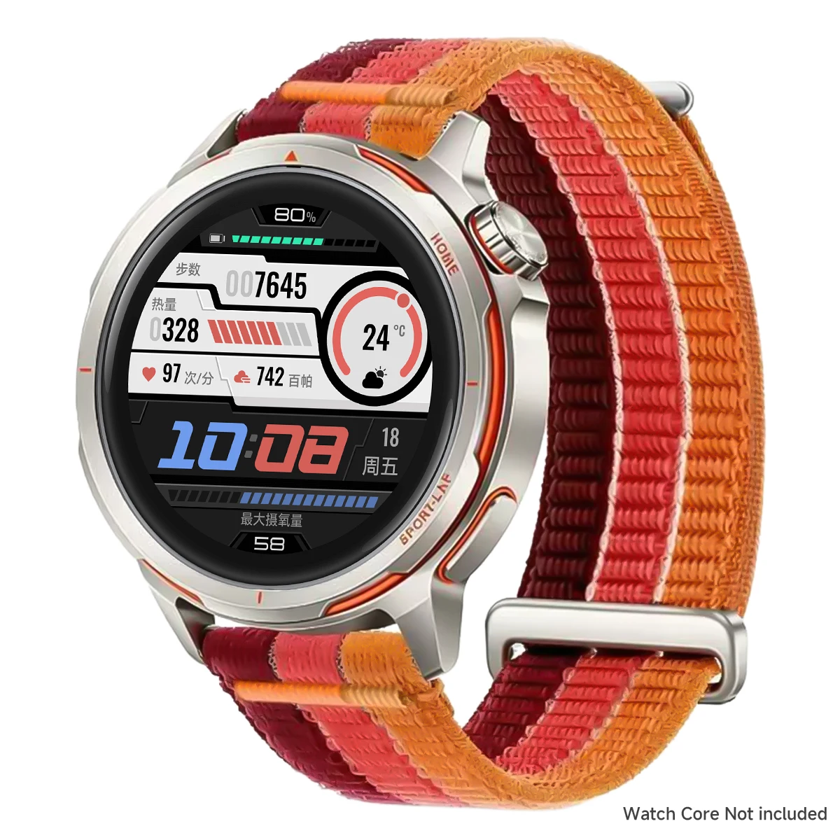 Premium Sport Nylon Loop Band for Smart Watches - Universal Fit, Multiple Sizes Available