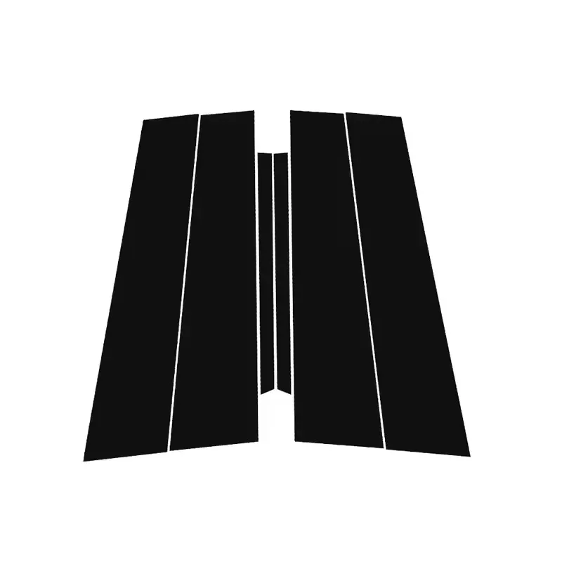 메르세데스 벤츠 A 클래스 W177 V177 Z177 2019-2023 윈도우 센터 필름 트림 커버 B C 포스트 스티커 컬럼 자동차 액세서리