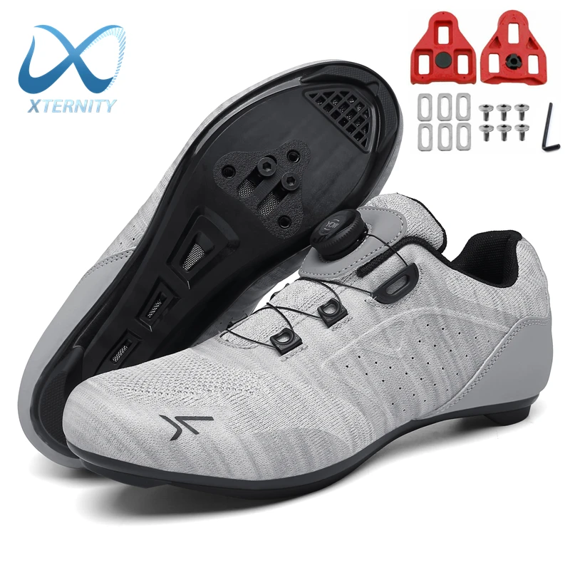 2024 Large Size Cycling Shoes Men Breathable MTB Cleat Shoes Self-Locking Racing Road Bike SPD Shoes Ultralight Bicycle Sneakers