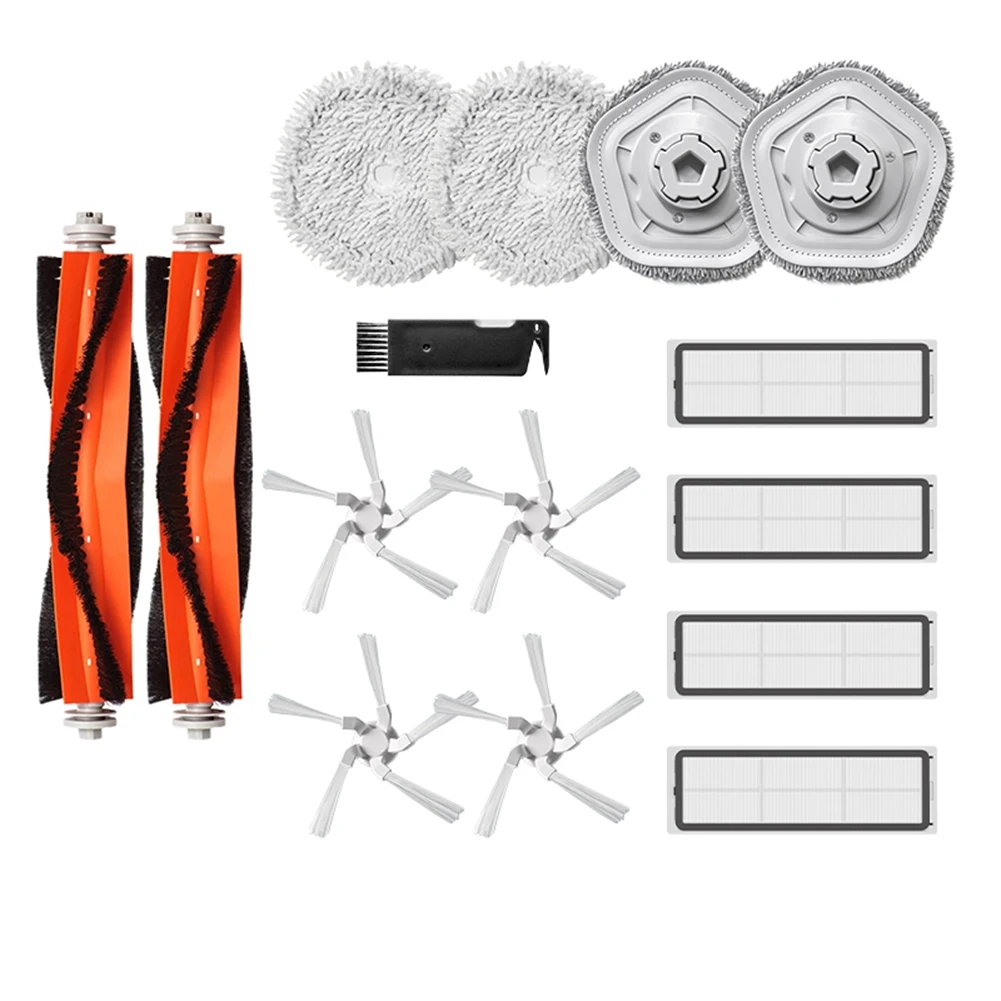 

Main Side Brush Filter and Mop Pad Replacement Accessories for Bot W10 W10 Pro Robotic Vacuum Cleaner