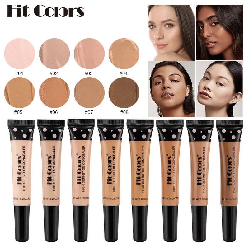 8-color Hose Concealer Portable Concealer Tattoo Cover Up Body Liquid Foundation Hot Selling Cosmetics Skin Care Products