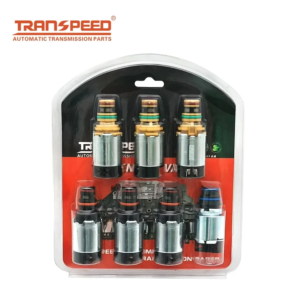 TRANSPEED 6T30 6T40 6T45 6T50 Auto Transmission Solenoids Kit for Chevrolet Cruze Malibu Captiva Buick 6T30E 6T40E 6T45E 6T50E transmission oil control solenoid pack