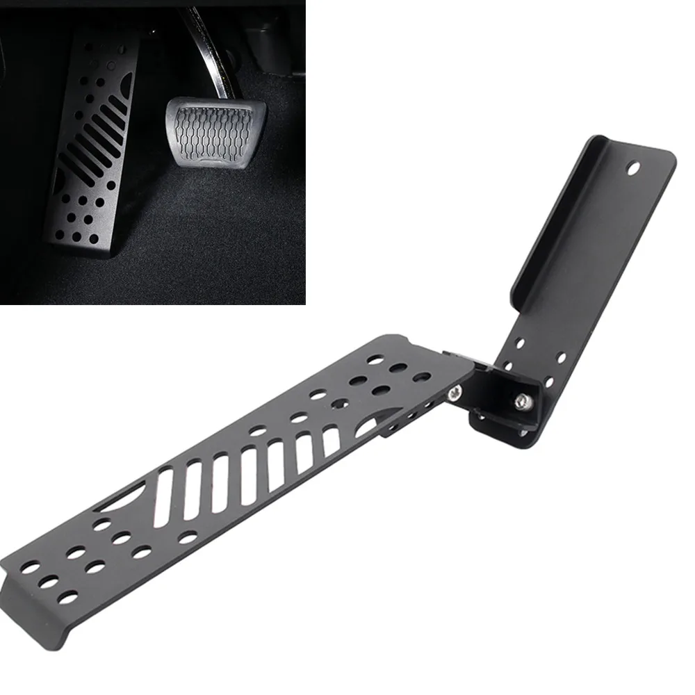 

Metal Dead Pedal Left Side Foot Rest Kick Panel For Jeep Wrangler JL 2018