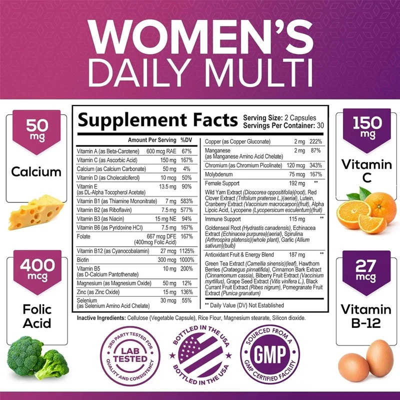 Multivitamínico feminino - informações