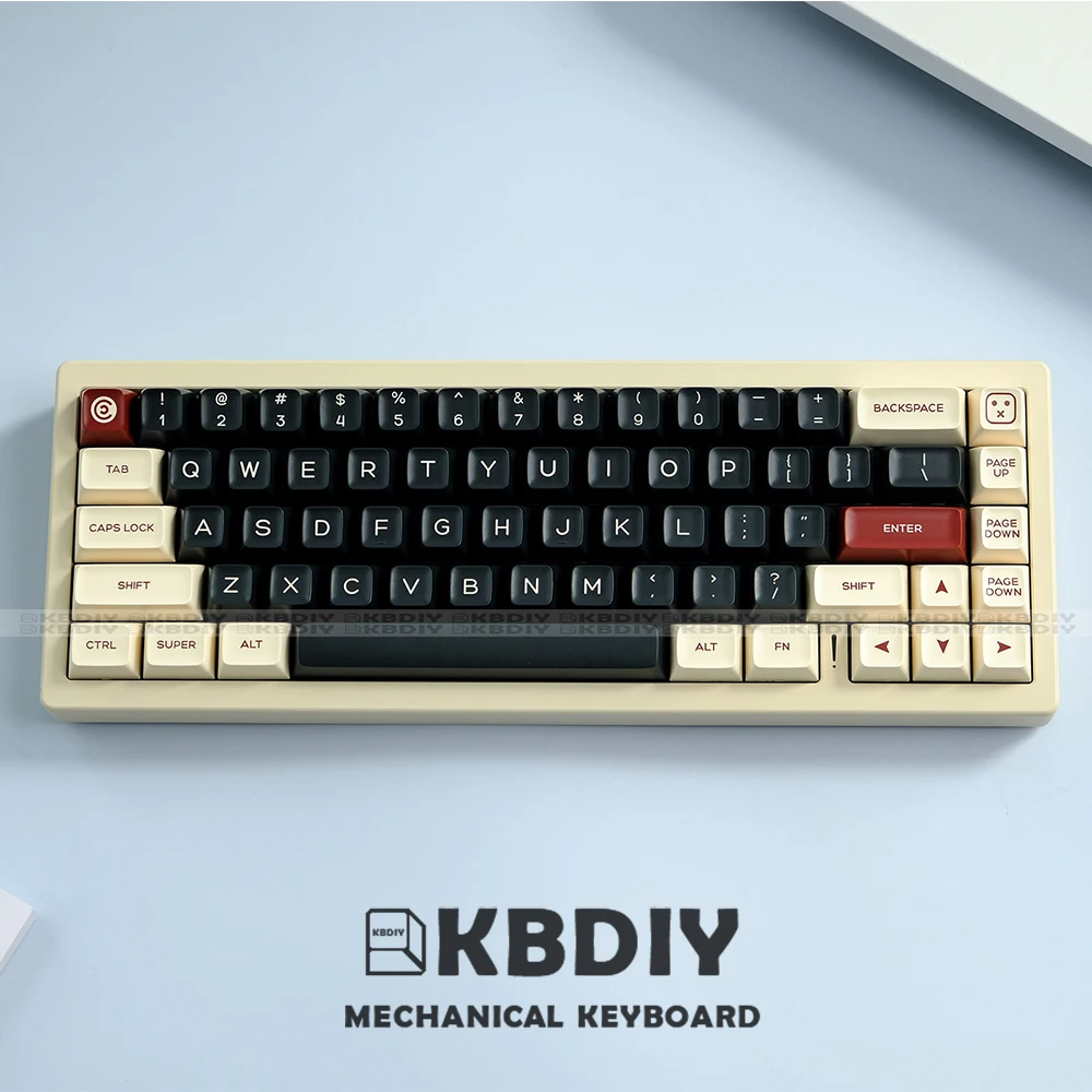 Kbdiy-teclado Mecânico para Jogos Iso Duplo Tiro Roma Keycap Pbt Dye-sub Perfil SA Conjunto de 160 Teclas