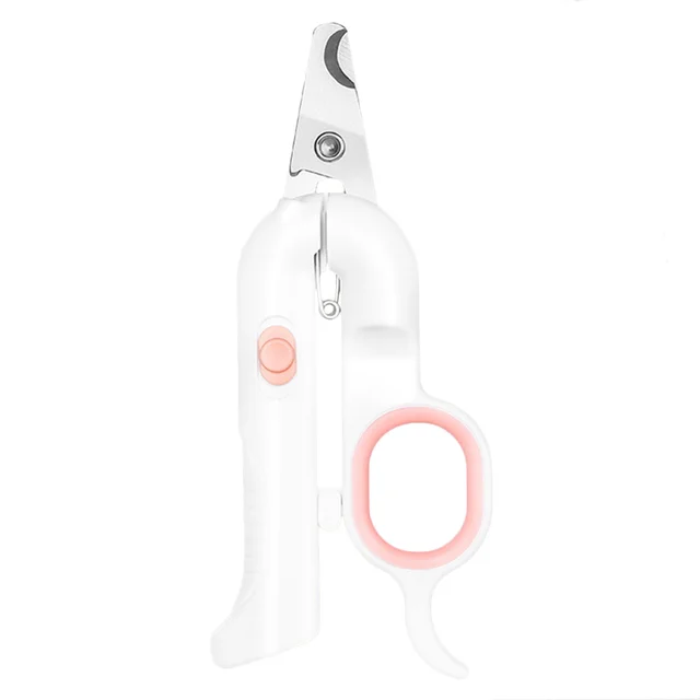 Pet Nail Clipper LED Light Ergonomic Handle Safe Dog Cat Nail Trimmer Cutter Grooming Tools Prevent Cut Small Animals
