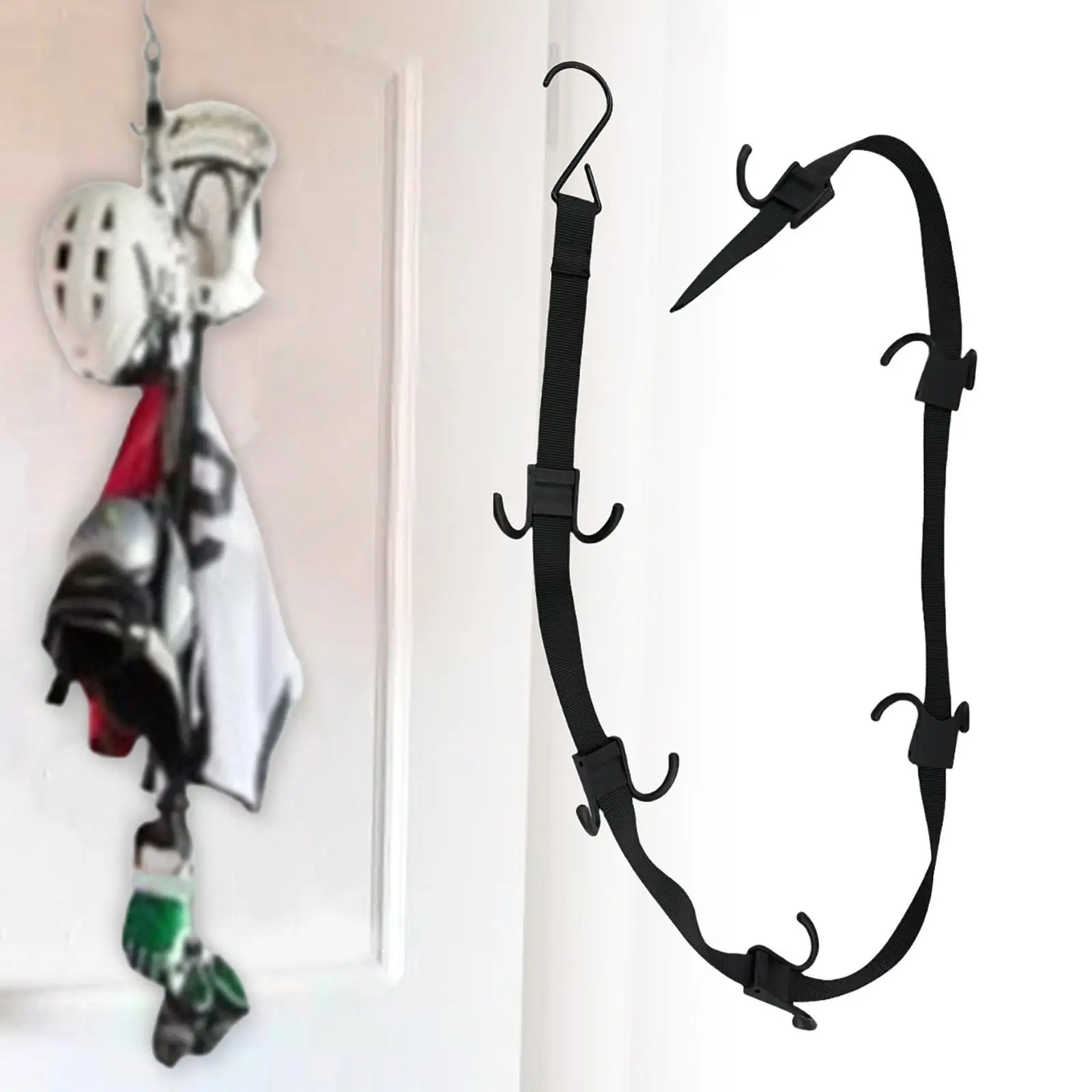 Hockey Equipment Dryer Rack Sports Gear Hanger Lightweight Hooks Sports Equipment Rack for Accessories Home Baseball