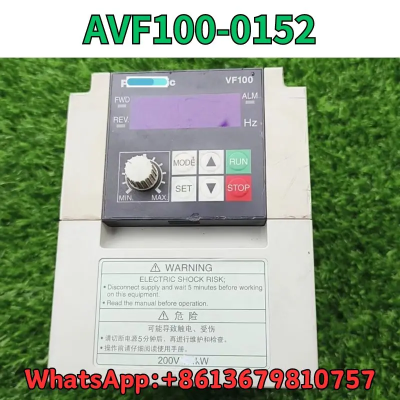 

Used Frequency converter AVF100-0152 test OK Fast Shipping
