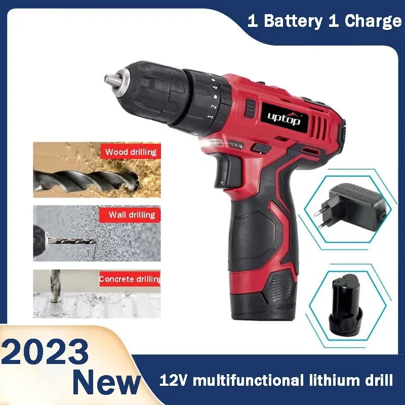 

Electric Screwdriver Battery Rechargeable Cordless Screwdriver Powerful Impact Wireless Screwdriver Drill Electric Screw Driver