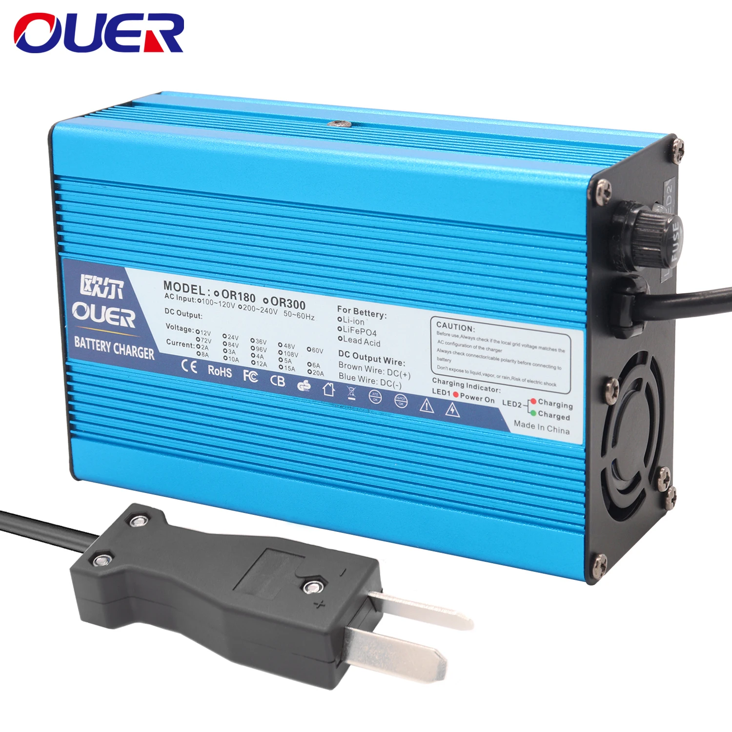 

36V 6A Lead Acid Battery Charger Golf Cart 36V Charger For EzGo Club Car DS EZGO with Plug