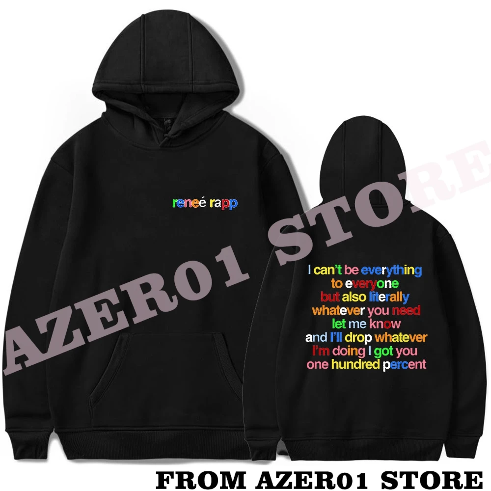 

Reneé Rapp Merch Renee Rapp Hoodies Winter Men/Women Hooded Sweet Streetwear Long Sleeve Logo Sweatshirt