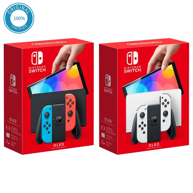 Nintendo Switch Splatoon 3 Pokemon Zelda edition OLED Model 64GB 7inch OLED  Screen White Set Blue Red Neon Video Game Consoles - AliExpress