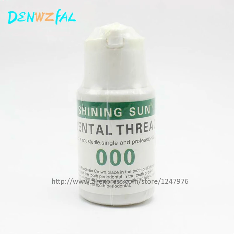 

Dental Thread Disposable Gingival Retraction Cord Knitted Cotton Gum Line Dentist Material 1 Bottle Size 0 00 000