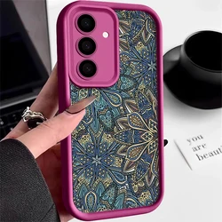 Retro Style Soft Silicone Phone Case Cover for Samsung A37 (A498 Hot Pink)