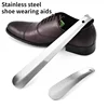 14/30/42CM Stainless Steel Shoe Horns Long Handle Home Professional Shoehorn Metal Shoe Extractor Shoe Remover Lifter Pull Tools 1