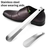 14/30/42CM Stainless Steel Shoe Horns Long Handle Home Professional Shoehorn Metal Shoe Extractor Shoe Remover Lifter Pull Tools 1
